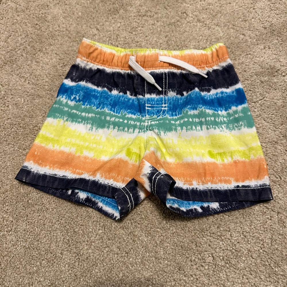 NWOT Old Navy Swim Trunks 12-18M